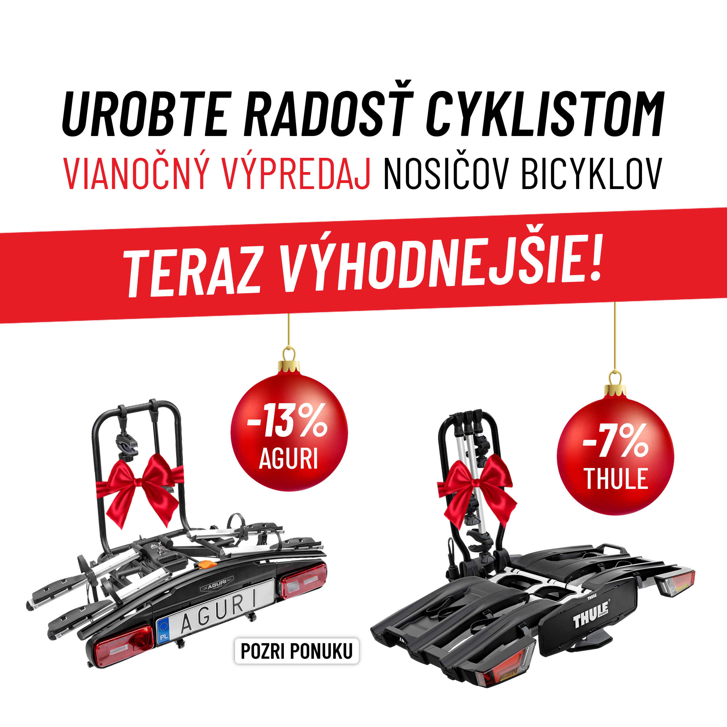 výpredaj nosičov na bicykel
